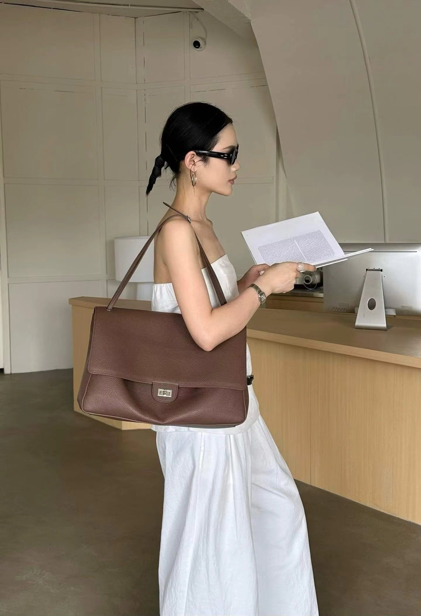 ZEYA - Eva Chevron Crossbody Bag