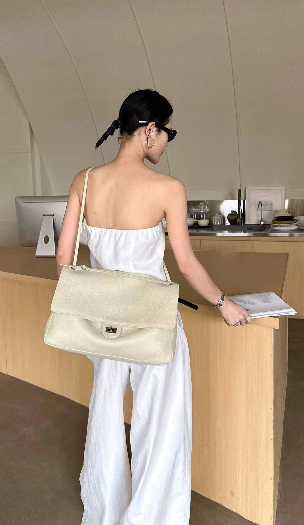 ZEYA - Eva Chevron Crossbody Bag