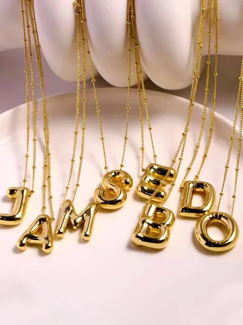 ZEYA - Eveline Letter Necklace