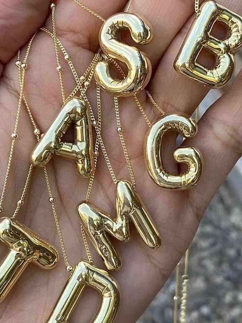 ZEYA - Eveline Letter Necklace