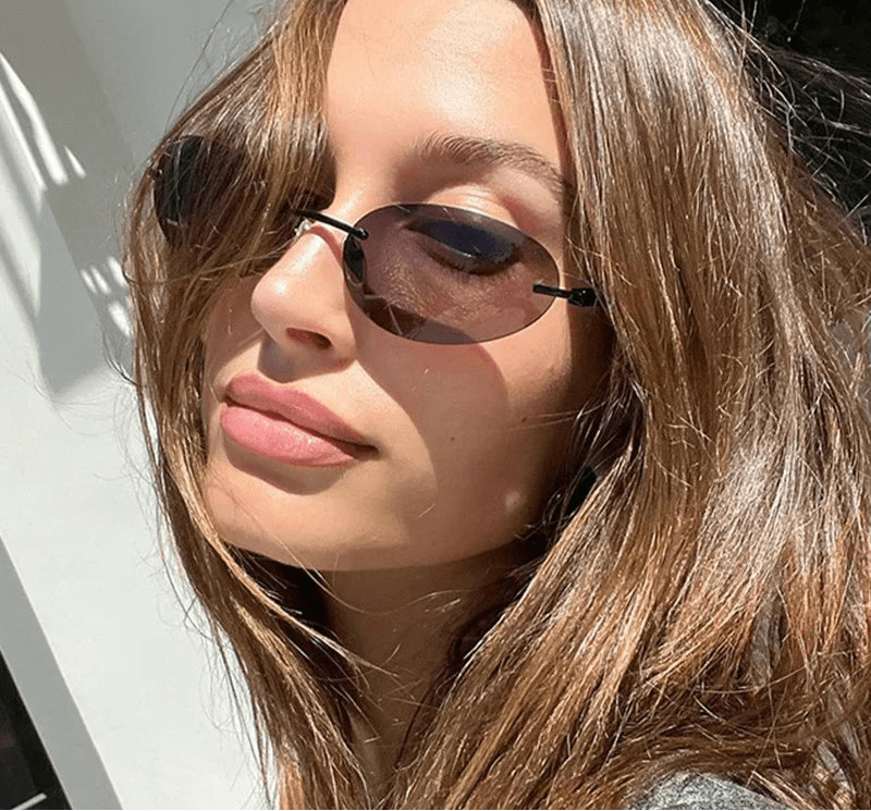 ZEYA - Evelyn Oval Retro Sunglasses