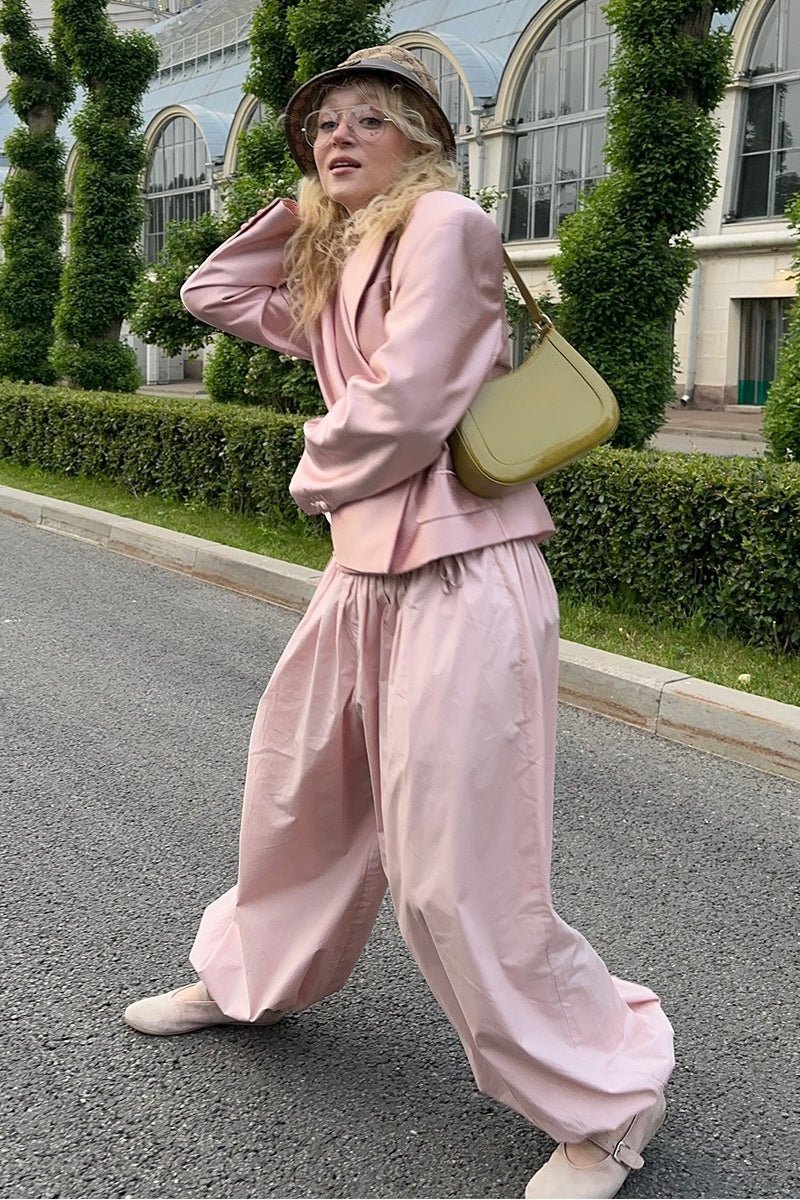 ZEYA - Fenella Elastic Waist Baggy Pants