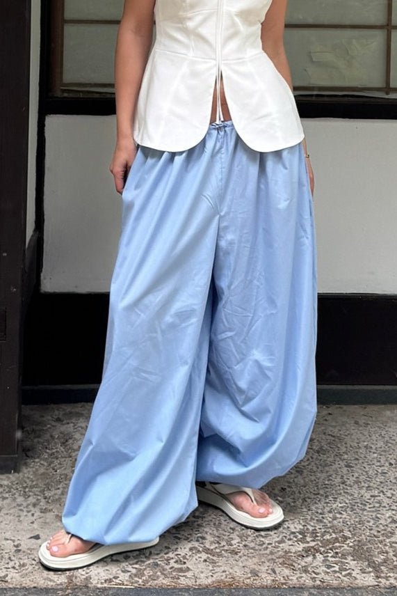 ZEYA - Fenella Elastic Waist Baggy Pants