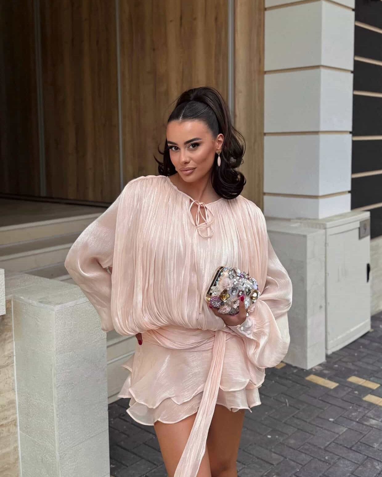 ZEYA - Gilliane Blouson Mini Dress