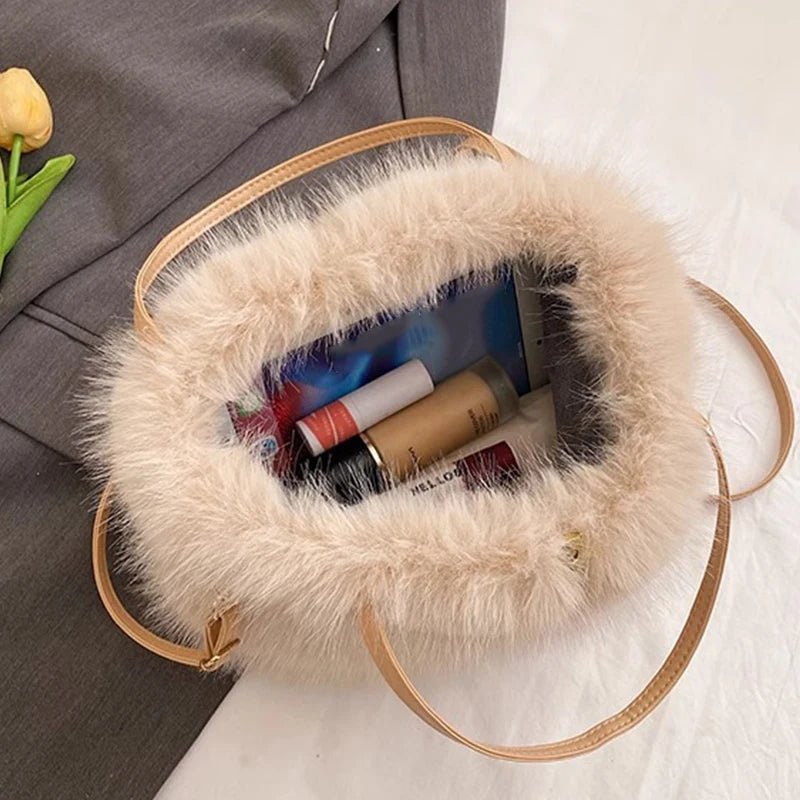 ZEYA - Giselle Faux Fur Crossbody Bag