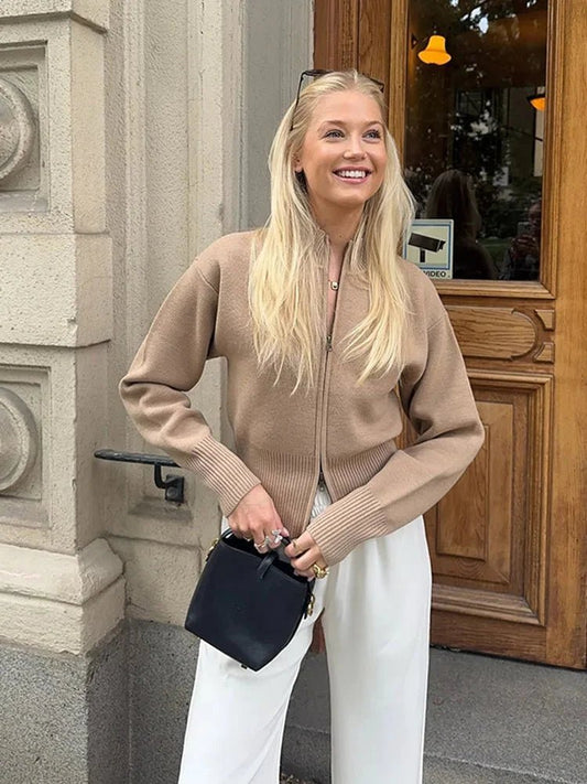 ZEYA - Glenda Cardigan with Zipper