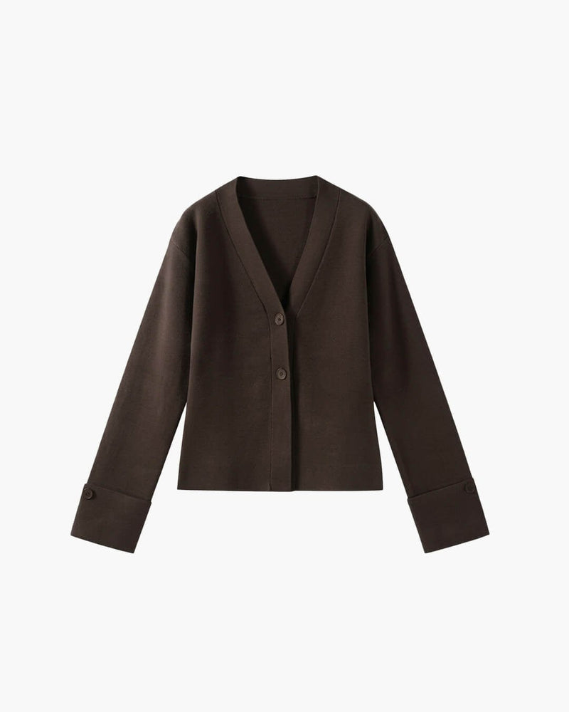 Gloria V-Neck Buttoned Cardigan