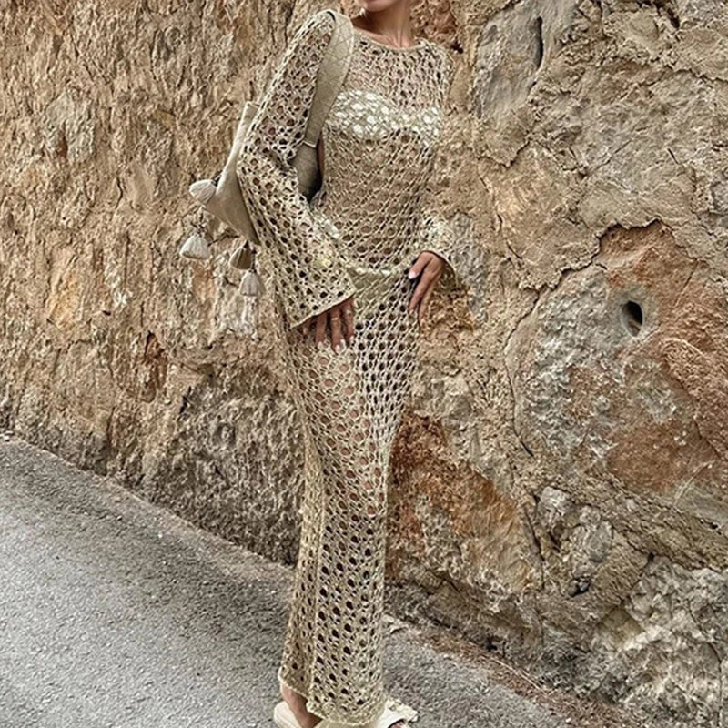 ZEYA - Grace Hollow Maxi Beach Dress