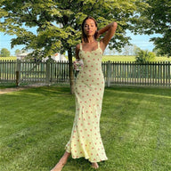 Hermione Flared Ruffle Floral Dress