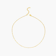 Iona Minimal Pearl Bead Chain Necklace