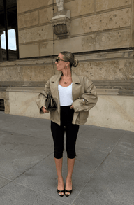 Isabel Double Breasted Faux Leather Coat