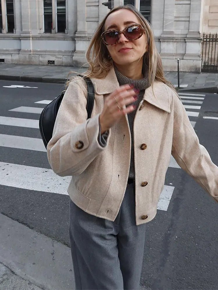 ZEYA - Jane Buttoned Short Jacket