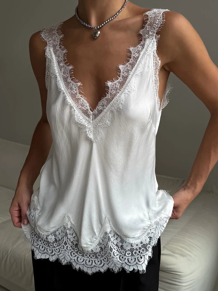 ZEYA - Janet Lace Hem Cami Top