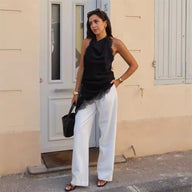 Jenny Backless Lace Top