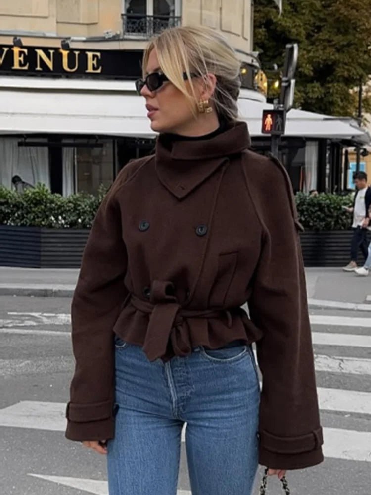 ZEYA - Julia High Collared Coat