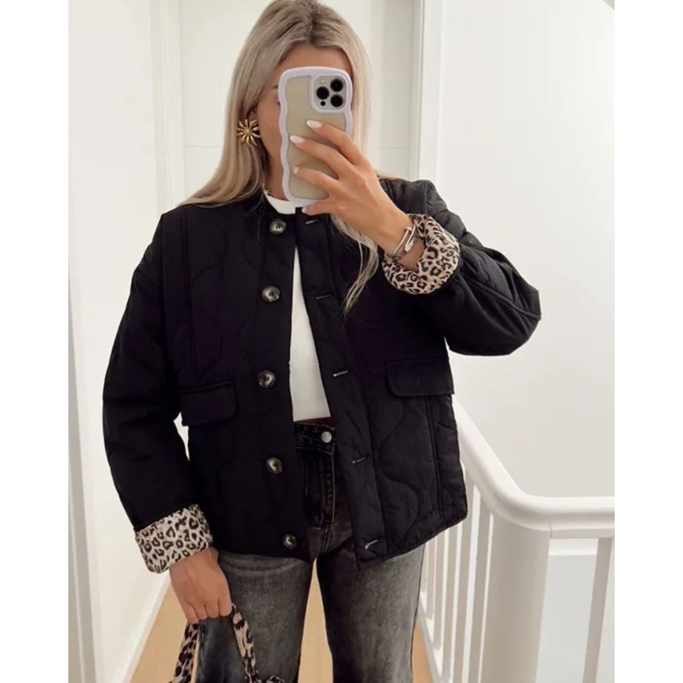 ZEYA - Julia Quilted Bomber Jacket