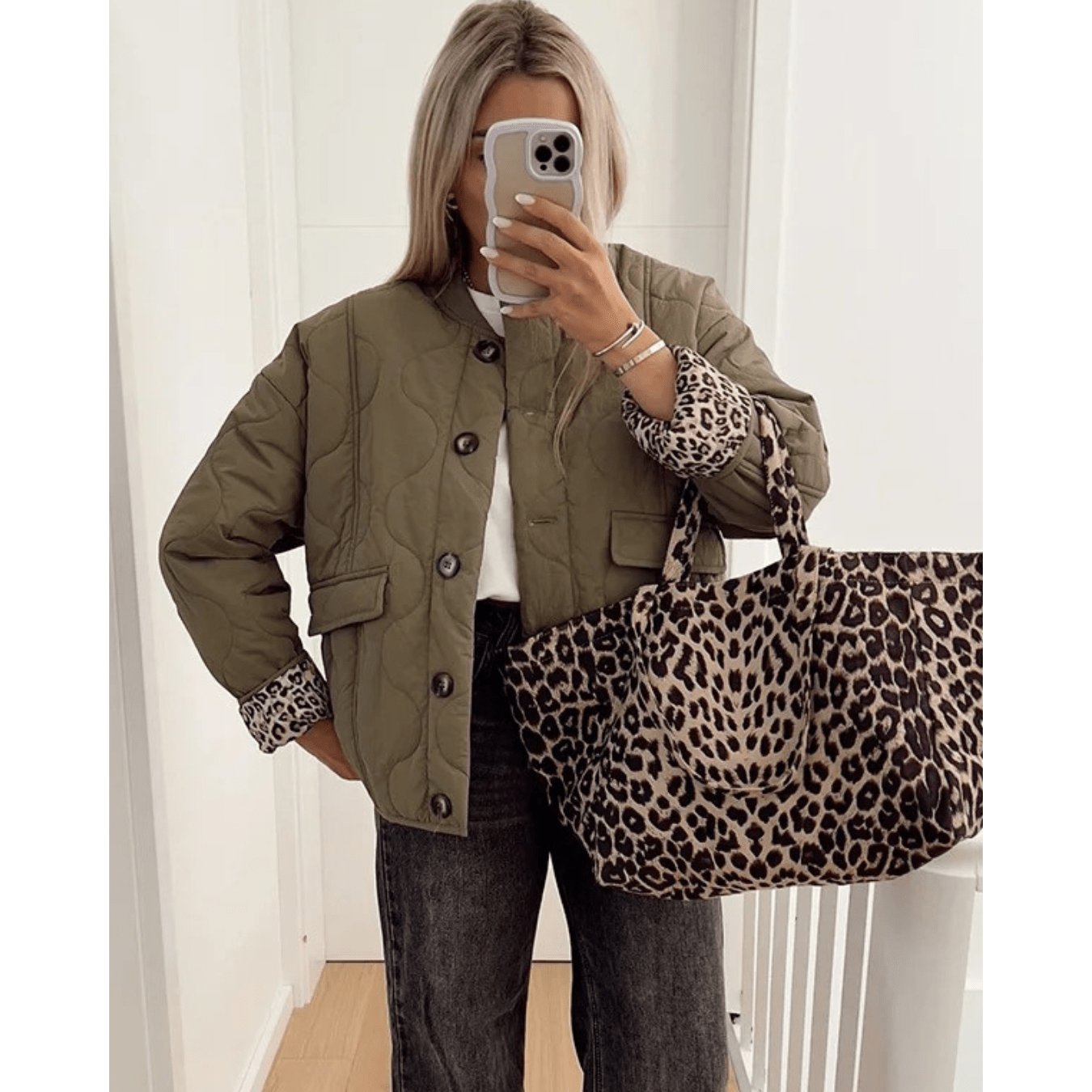 ZEYA - Julia Quilted Bomber Jacket