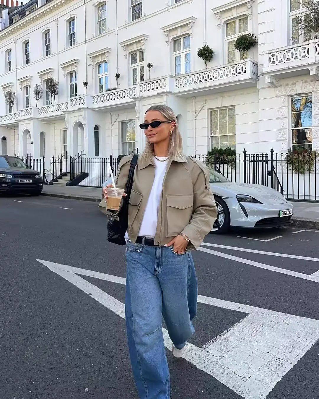 ZEYA - Juliana Cropped Trench Jacket