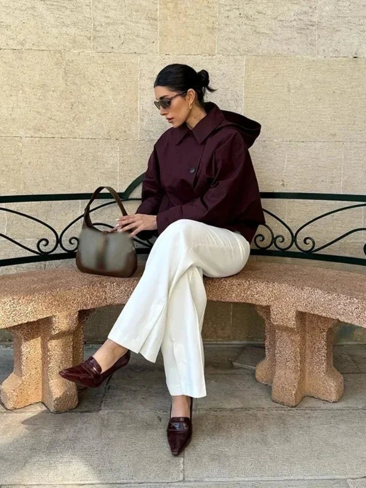 ZEYA - Juliet Hooded Trench Coata