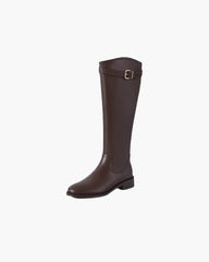 Kara Knee High Leather Boots