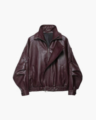 Kira Belted Faux Leather Jacket