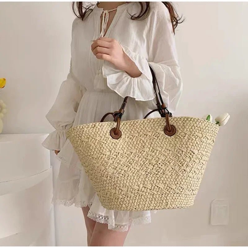 ZEYA - Kyline Woven Summer Tote