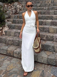 Lianne Halter Maxi Skirt Set