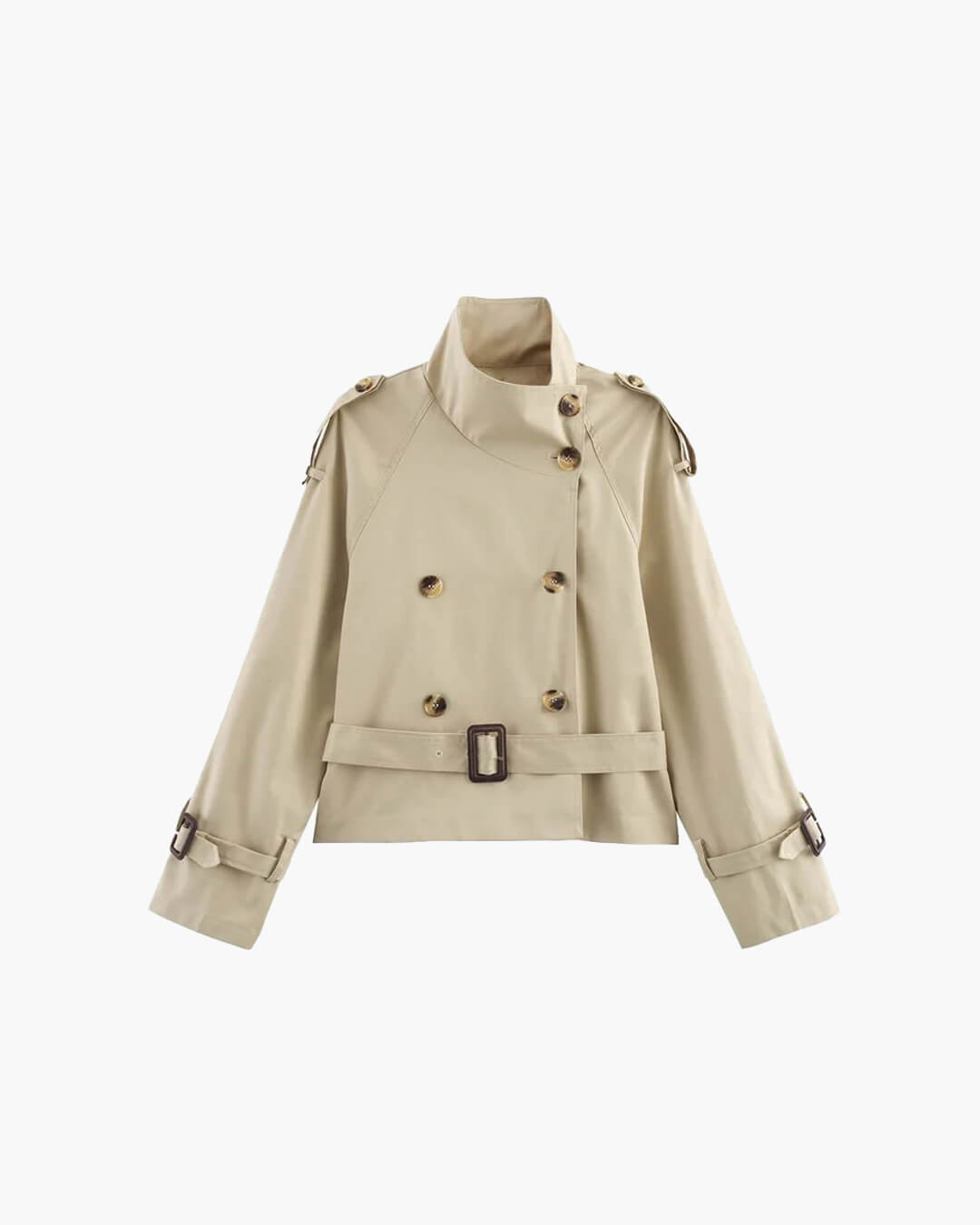 ZEYA - Lisa Cropped Trench Coat
