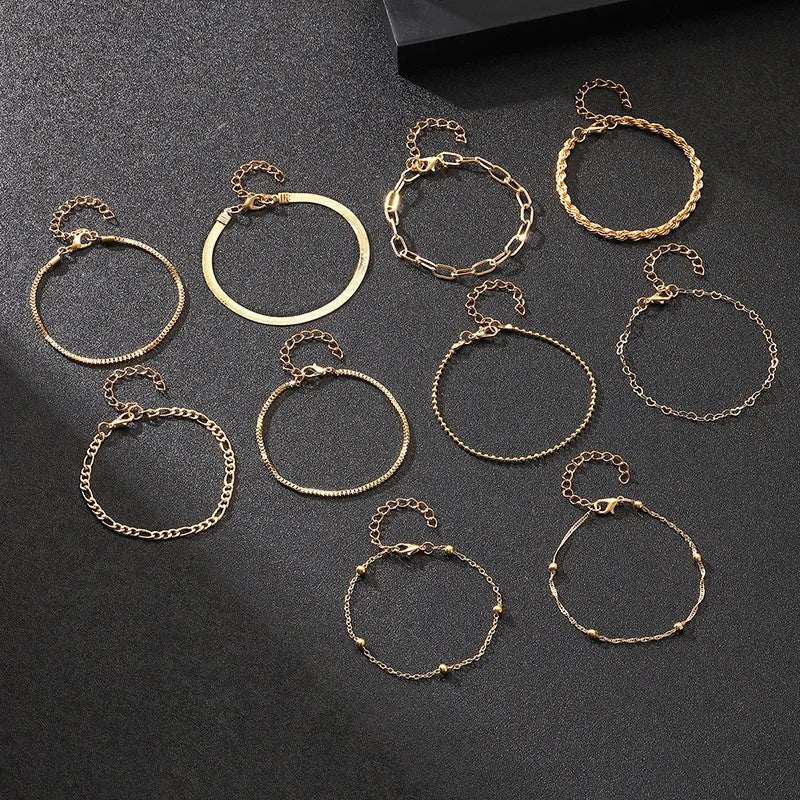 ZEYA - Lucie Snake Chain Bracelet Set