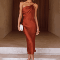 Magnolia One-Shoulder Midi Dress