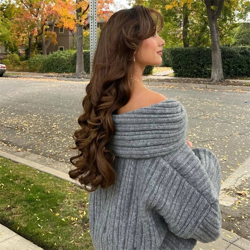 ZEYA - Margaux Off - Shoulder Knit Sweater