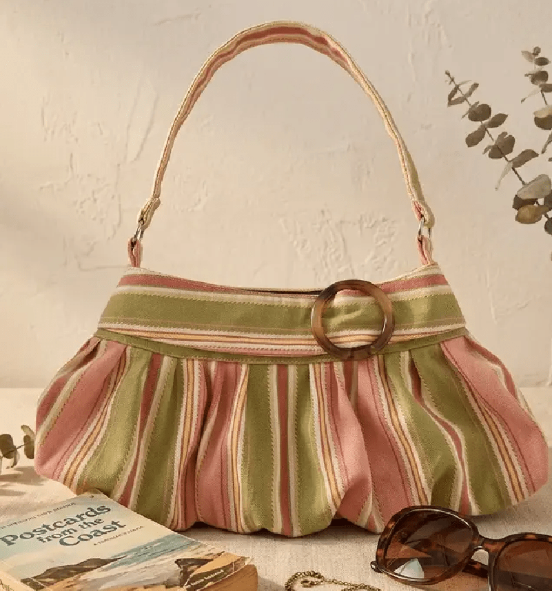 ZEYA - Maria Striped Shoulder Bag