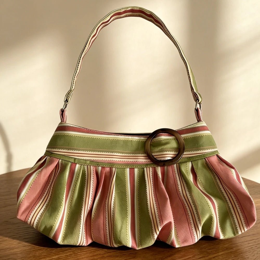 ZEYA - Maria Striped Shoulder Bag