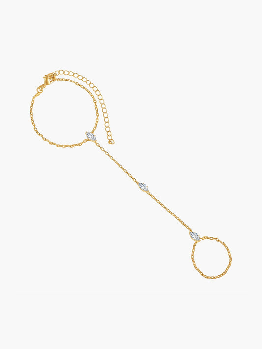 ZEYA - Marquise Hand Chain