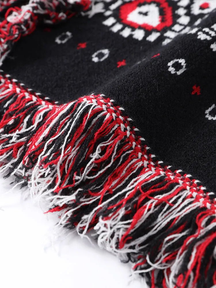 ZEYA - Martha Lace Up Tasseled Cardigan