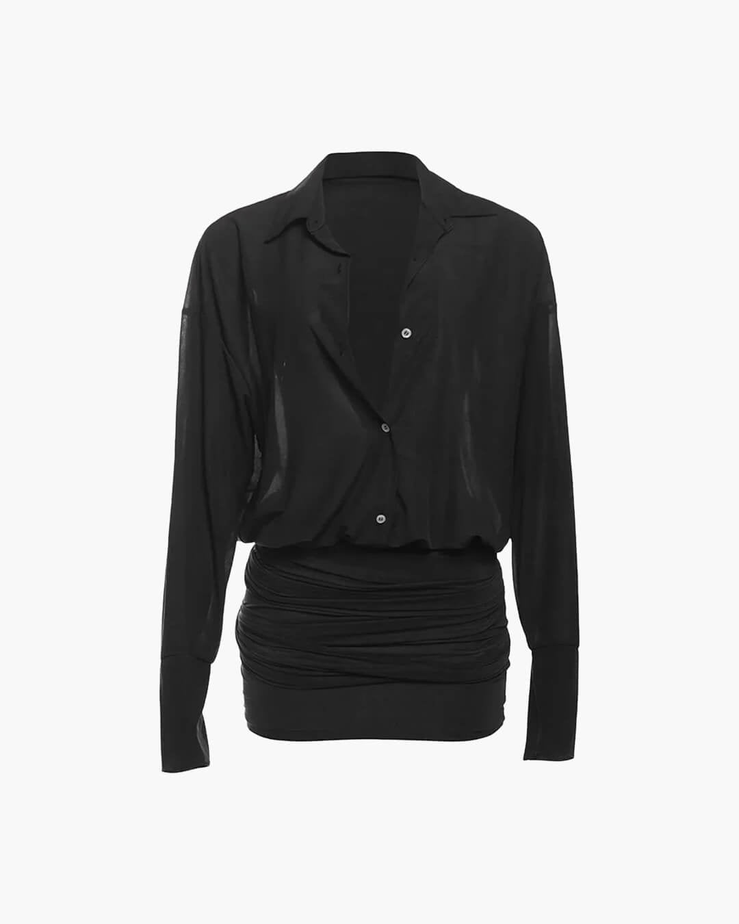 ZEYA - Maya Long Sleeve Shirt Dress