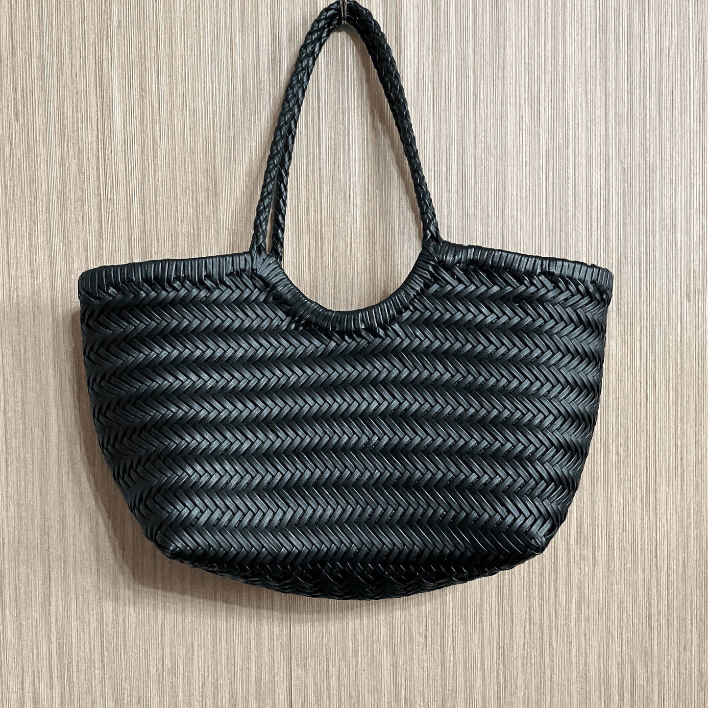 ZEYA - Melisande Woven Leather Tote Bag