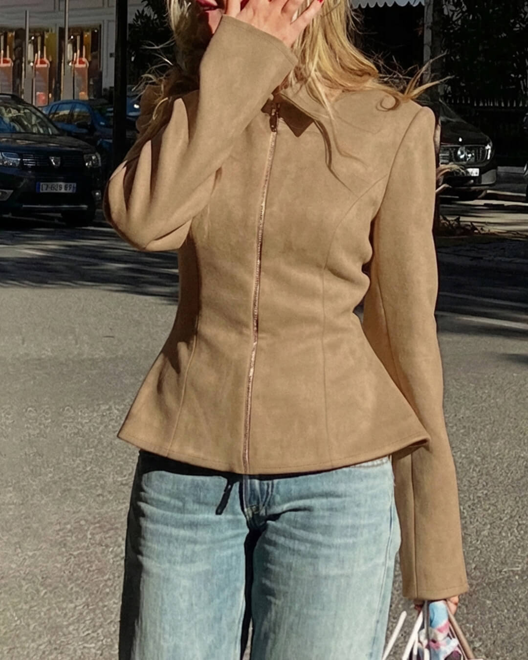 ZEYA - Mila Faux Suede Jacket