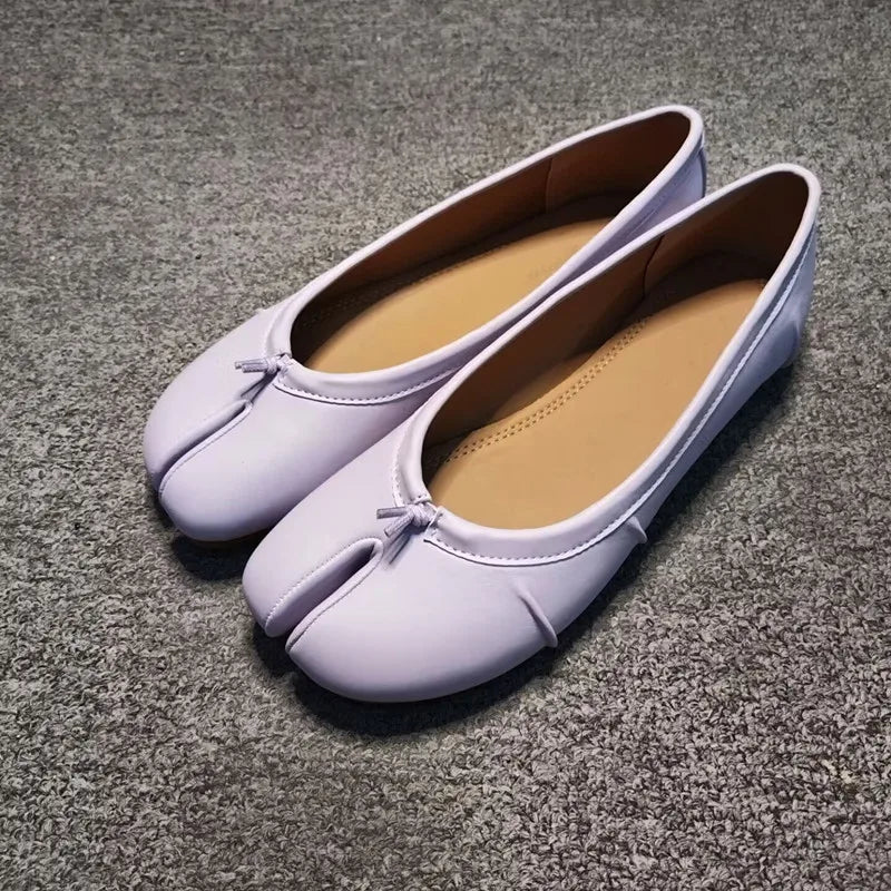 ZEYA - Miranda Split-Toe Leather Mules