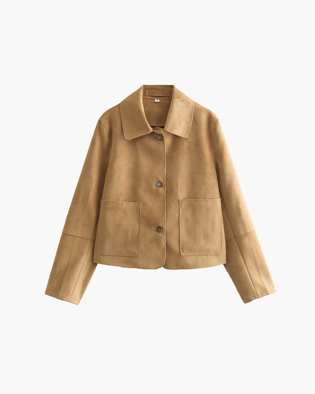 ZEYA - Nika Faux Suede Cropped Jacket