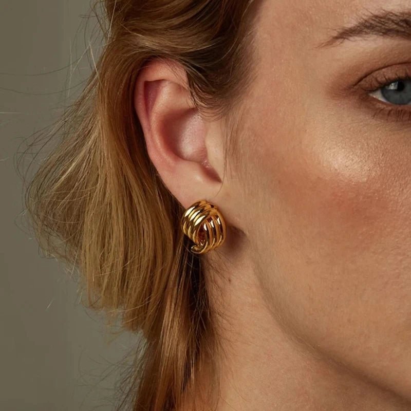 ZEYA - Noemi Three-Layer Earrings