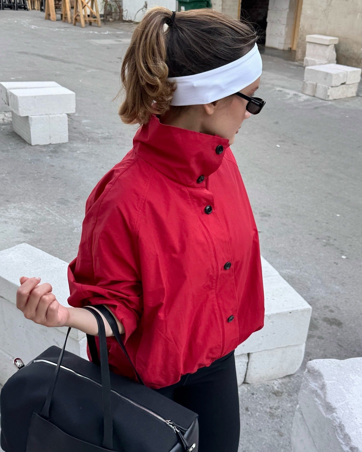 ZEYA - Polly High - Neck Bomber Jacket