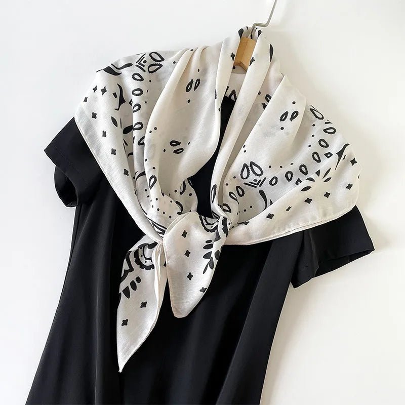 ZEYA - Portia Paisley Square Scarf