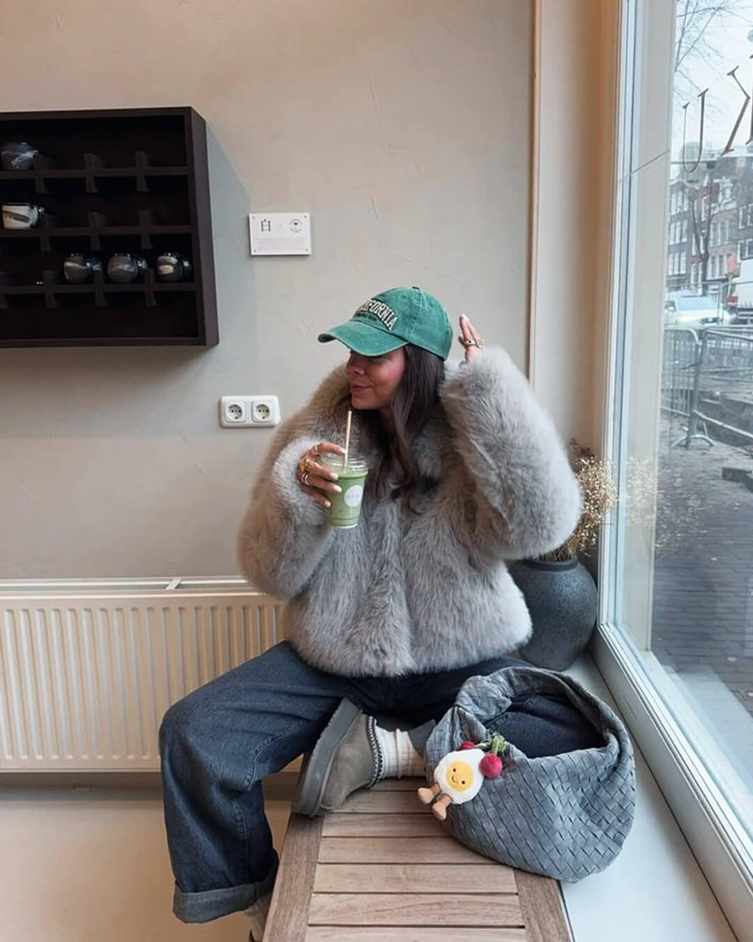 ZEYA - Rebecca Faux Fur Hooded Jacket