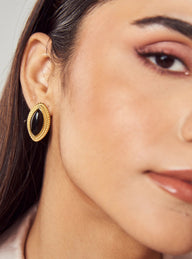 Regina Leaf-Shaped Earrings