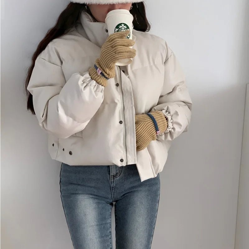 ZEYA - Sammy Faux Leather Puffer Jacket