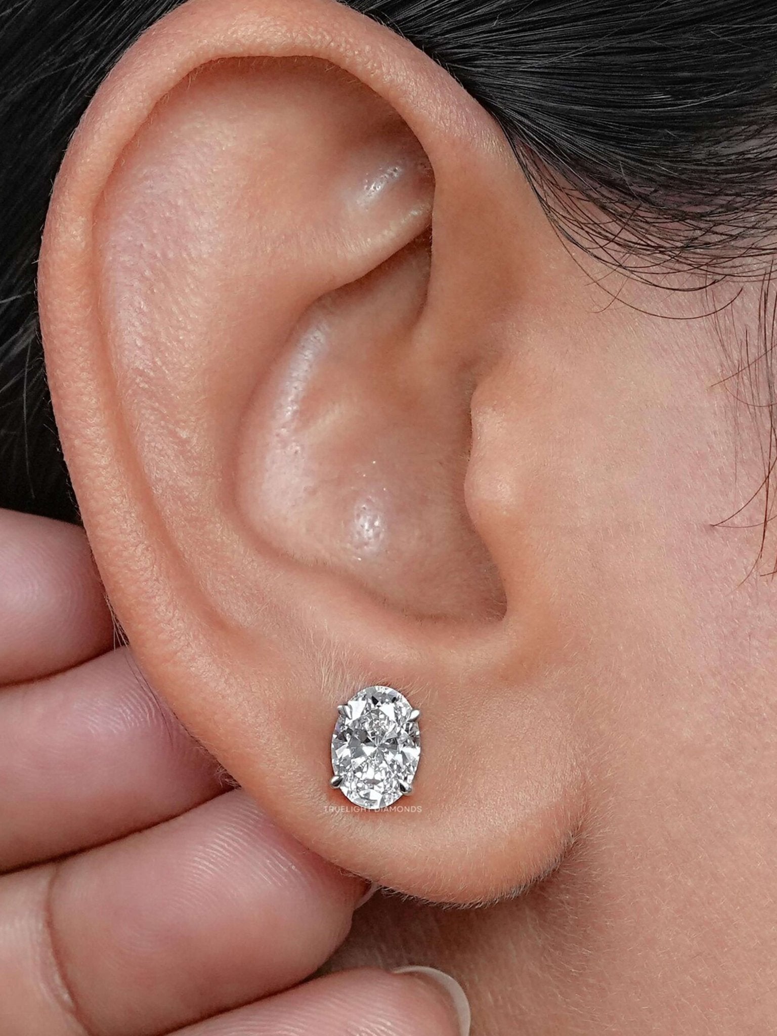 ZEYA - Sandra Oval Cut Zirconia Earrings