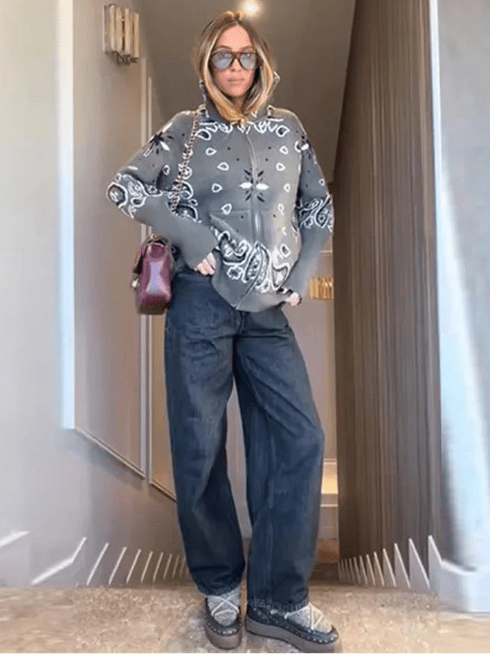 ZEYA - Sarah Stand Collar Knitted Cardigan