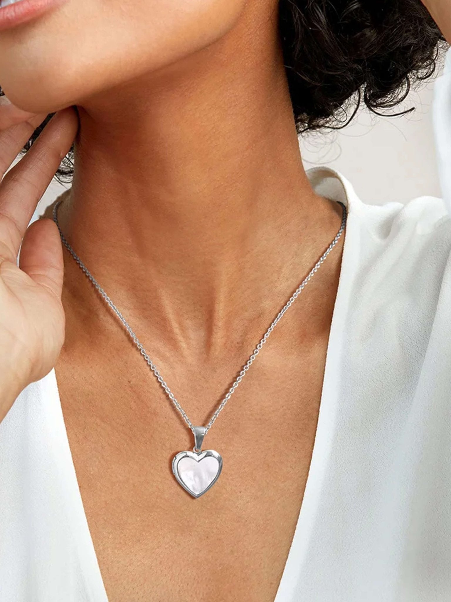 ZEYA - Selene Heart Locket Necklace