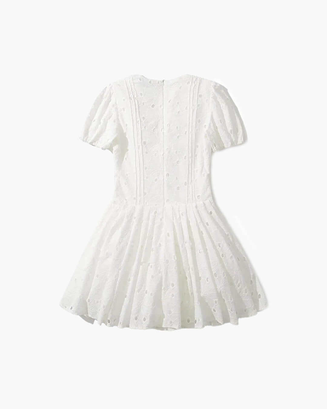 ZEYA - Shayne Puff Sleeve Embroidered Mini Dress